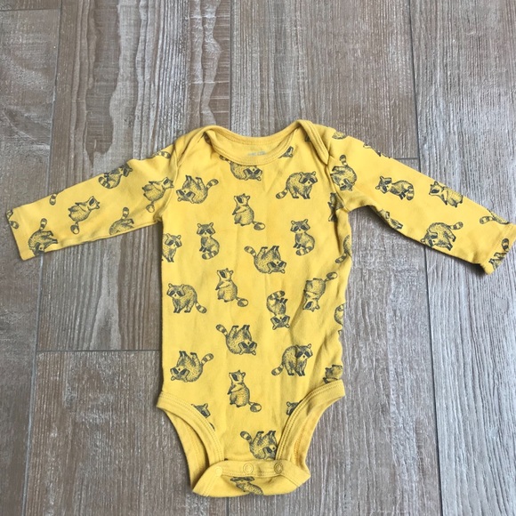 SOLD      Baby Racoon • Yellow Bandit Matching Set - Picture 2 of 7